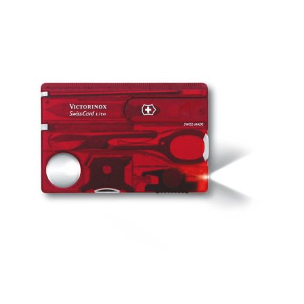 SwissCard Lite | Áttetsző Piros