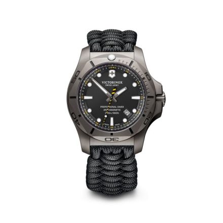 I.N.O.X. Professional Diver Titanium | Karóra | Fekete Paracord