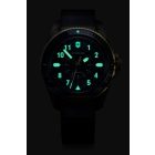 Journey 1884 | Férfi Karóra | Kék Számlap | Aranyozott Kék Lünetta | Acél Tok | Kék Gumiszíj