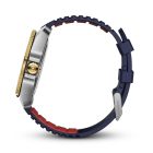 Journey 1884 | Férfi Karóra | Kék Számlap | Aranyozott Kék Lünetta | Acél Tok | Kék Gumiszíj