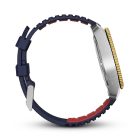 Journey 1884 | Férfi Karóra | Kék Számlap | Aranyozott Kék Lünetta | Acél Tok | Kék Gumiszíj