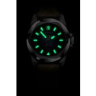 I.N.O.X. Automatic | Férfi Karóra | Kék Számlap | Acél Tok | Fa Óraszíj | Kék Gumi Szíj