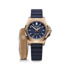I.N.O.X. V | Rosegold | Női Karóra | Kék Számlap | Kék Kaucsuk Szíj