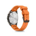 FieldForce Sport Chrono | Férfi Karóra | PVD | Fekete Számlap | Narancs Kaucsuk Szíj