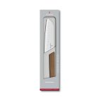 Swiss Modern | Santoku | Bordázott | 17 cm | Diófa