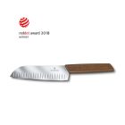 Swiss Modern | Santoku | Bordázott | 17 cm | Diófa