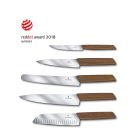 Swiss Modern | Santoku | Bordázott | 17 cm | Diófa