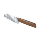 Swiss Modern | Santoku | Bordázott | 17 cm | Diófa