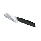 Swiss Modern | Santoku | Bordázott | 17 cm | Fekete