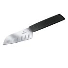 Swiss Modern | Santoku | Bordázott | 17 cm | Fekete