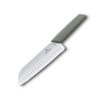 Swiss Modern | Santoku | Bordázott | 17 cm | Zöld